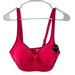 Rose Intimate Hot Pink Padded Bra 34B NWT